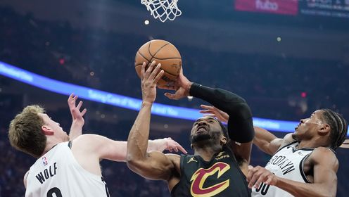 [腾讯原声集锦]🏀骑士7人上双轻取篮网迎6连胜 哈登16+9 米切尔17+5